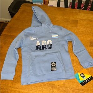 FIFA Women’s World Cup Argentina Blue Hoodie with Argentina Flag Youth Large 7